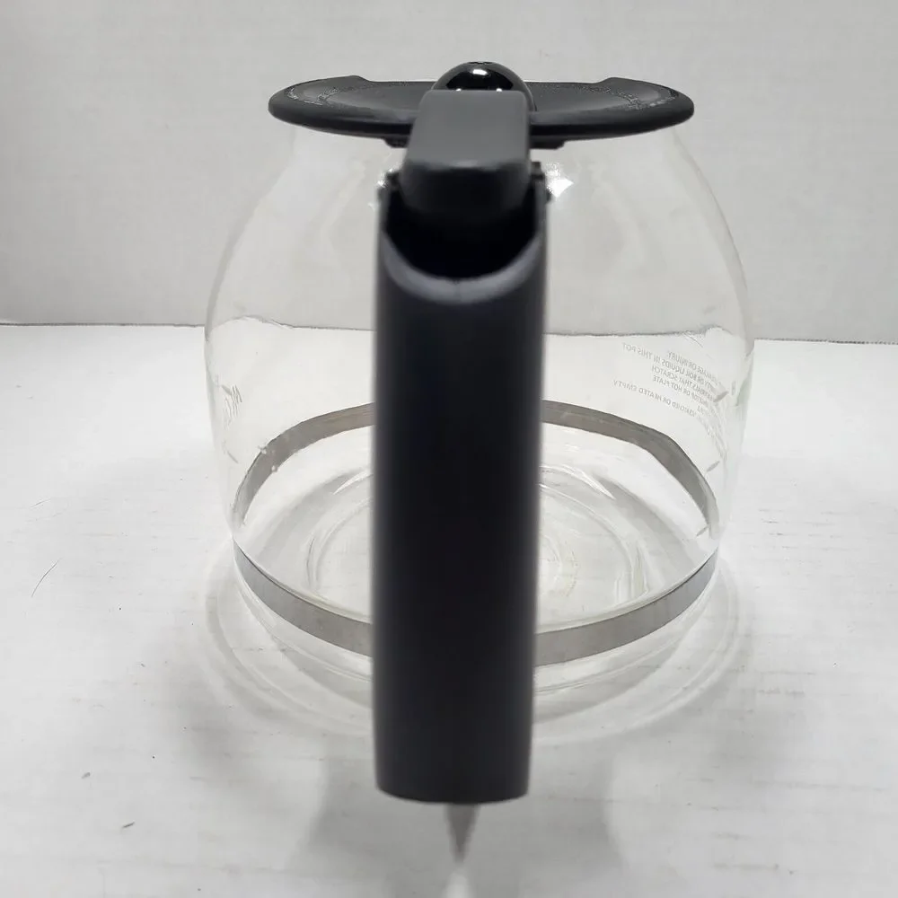 Mr. Coffee 12 Cup Replacement Coffee Pot Carafe Glass Black Top‎ & Water Filter